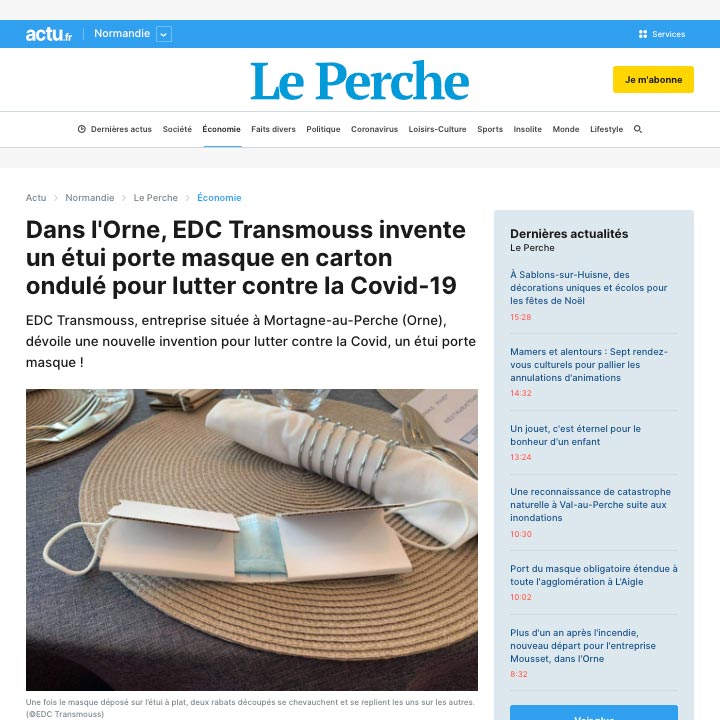 Articles De Presse Au Sujet D EDC Transmouss